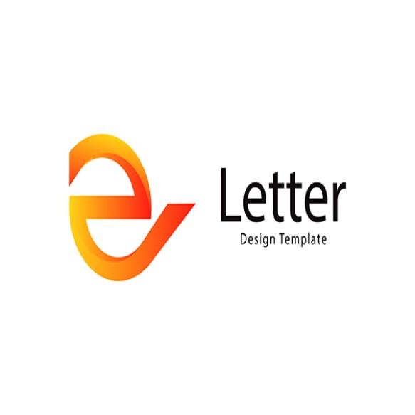 Vector Letter E Logo Design Template