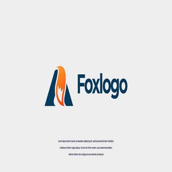 Fox Animal Logo Letter Combination