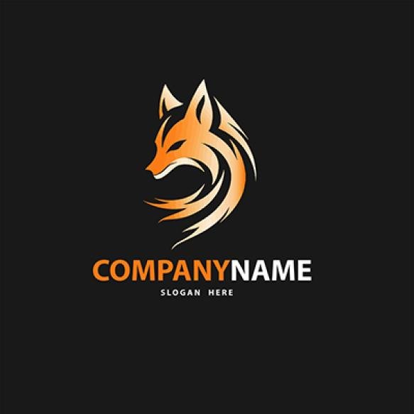 Minimal Fox Logo Design
