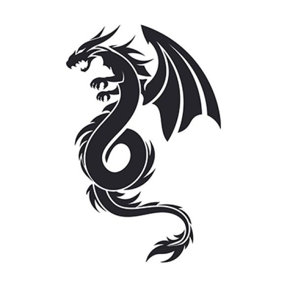 Dragon Vector Design Dragon Black White Vector Dragon Vector