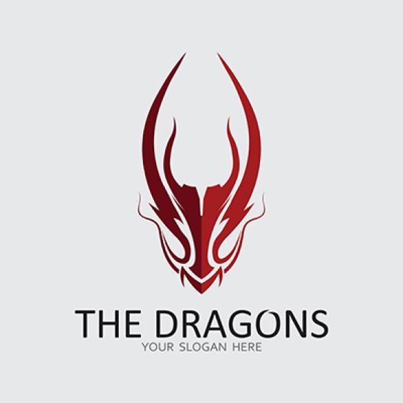 Dragon Vector Icon Illustration (3)