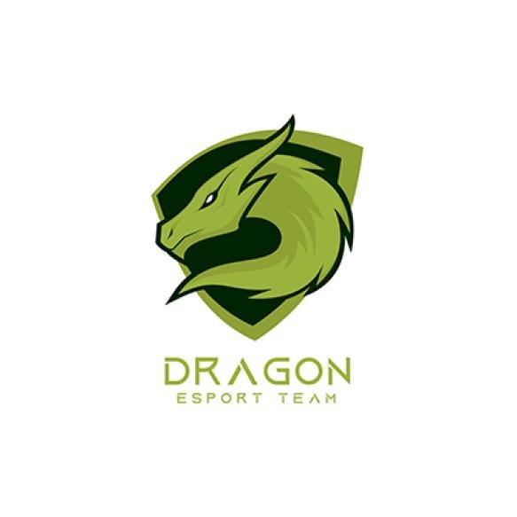 Green Dragon Logo With Green Background Game Logo