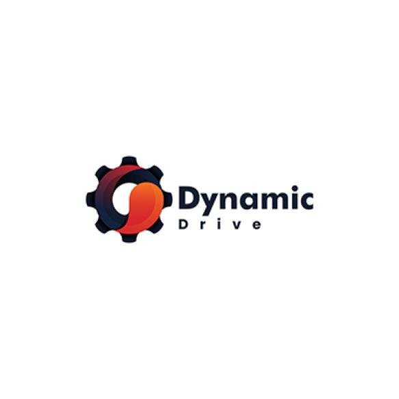Vector Logo Illustration Dynamic Drive Gradient Colorful Style