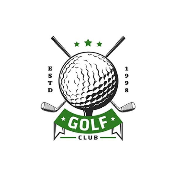 Golf Sport Icon Golfer Club Championship Emblem