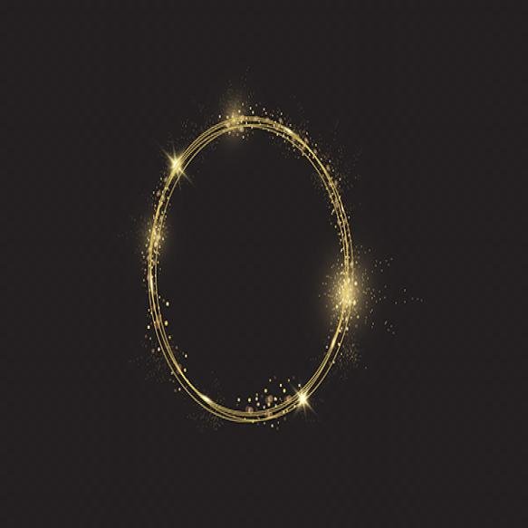 Golden Ring Luxury Sparkling Frame