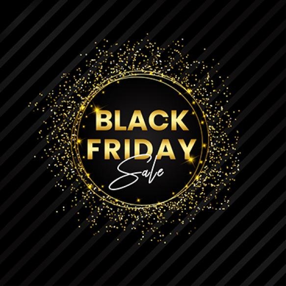Vector Black Friday Sale Background Stock