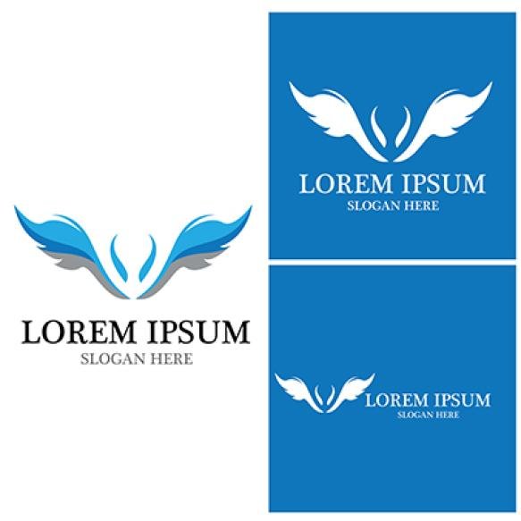 Feather Pen Logo Vector Template