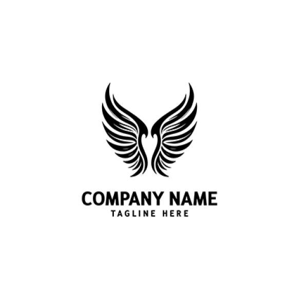 Wings Logo Vector Illustration Wings Logo Design Modern Angel Wings Shallotte Angle Wings