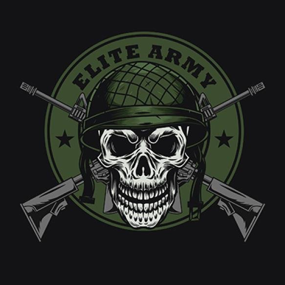 Soldier Skull With Military Helmet