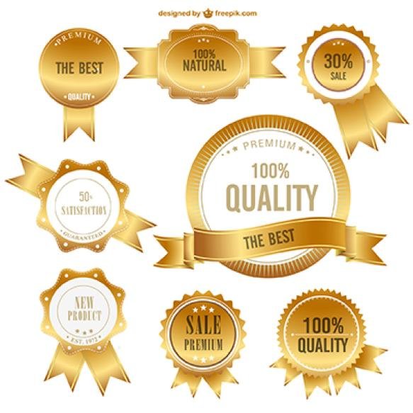 Golden Sales Badges