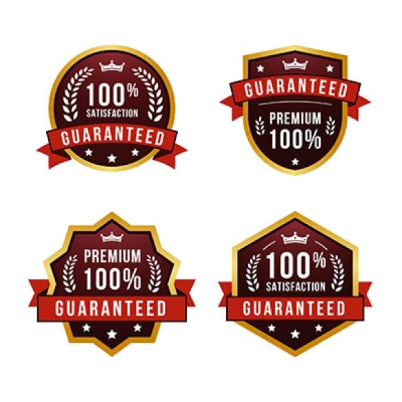 One Hundred Percent Guarantee Label Collection