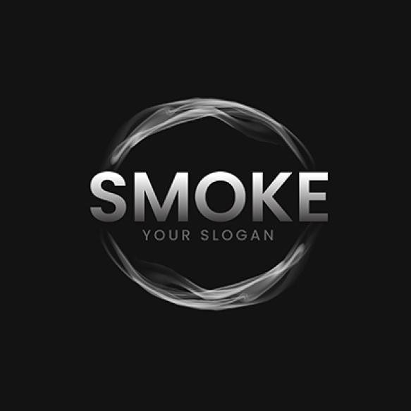 Smoke Logo Design Template