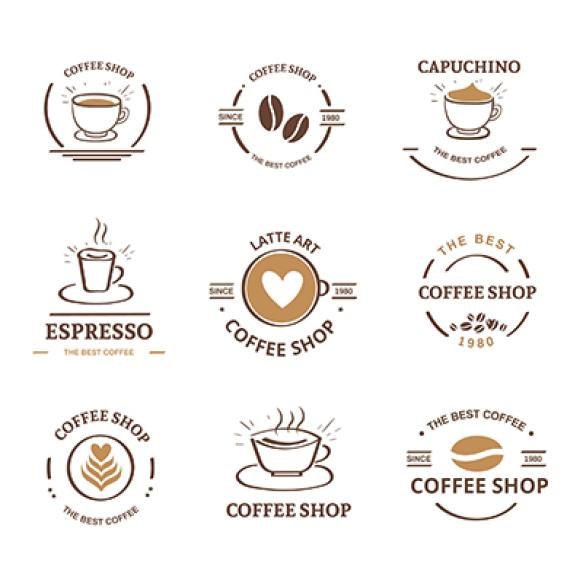 Coffee Shop Retro Logo Collection (1)