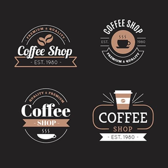 Coffee Shop Retro Logo Collection