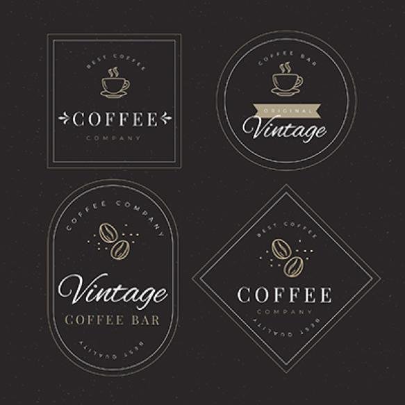 Coffee Shop Retro Logo Pack