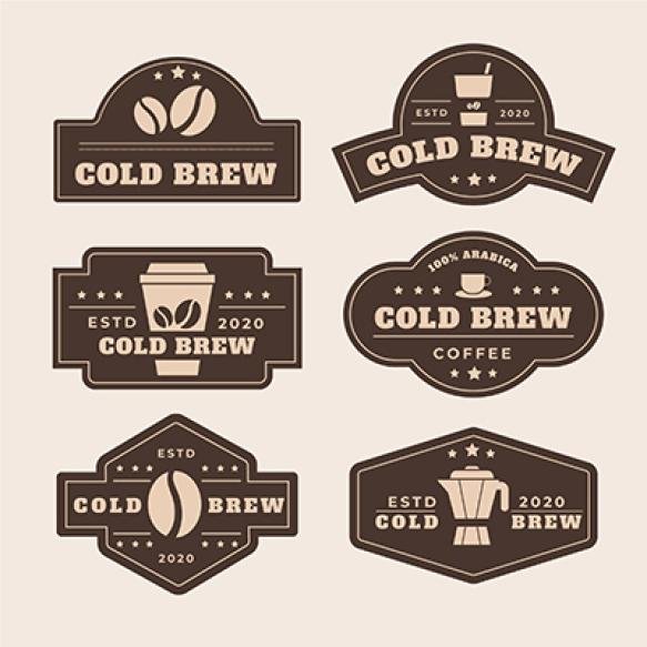 Cold Brew Coffee Labels