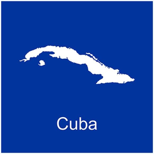 Cuba Country Map Icon