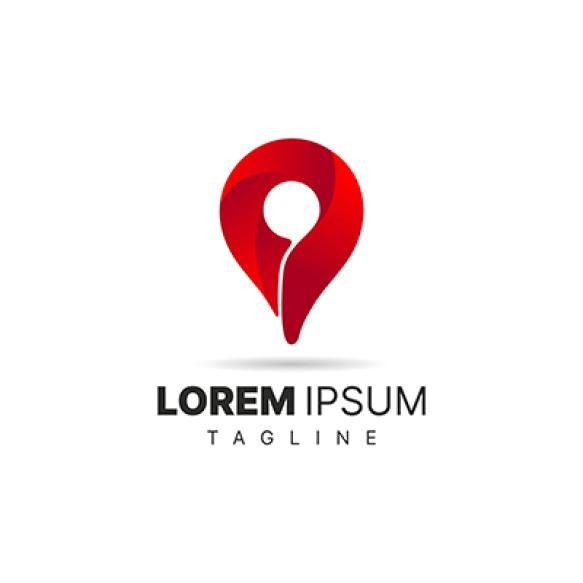 Icon Location Logo 3d