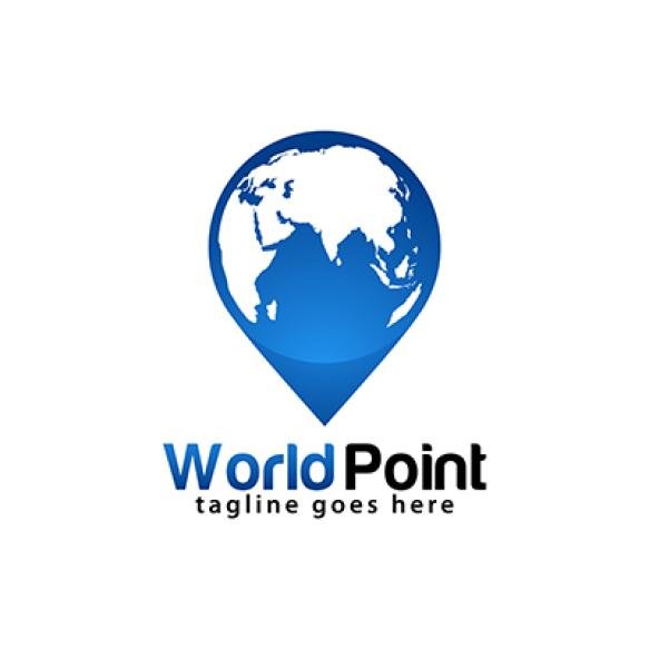 World Point Logo Design Template