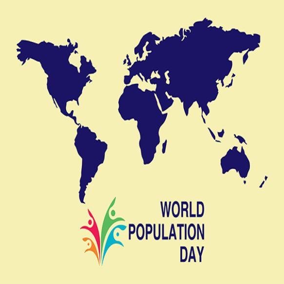 World Population Day Design Vector