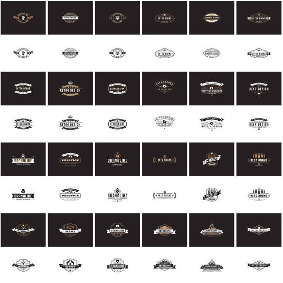 Vintage Labels Badges Logo Templates 2023 11 27 05 03 35 Utc